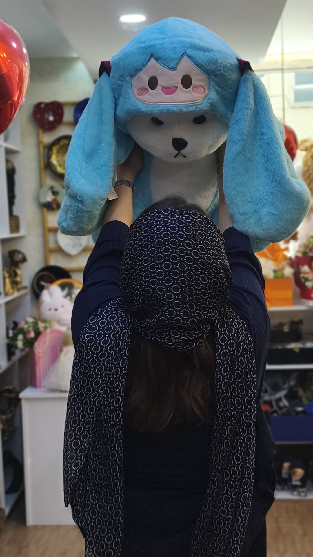عروسک بغلی گوش‌دراز💙🤍🧸